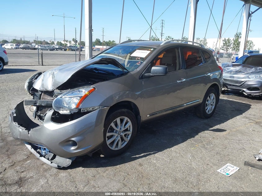 2015 Nissan Rogue, Front End, IAAI, VIN JN8AS5MT0FW651896 — photo 2