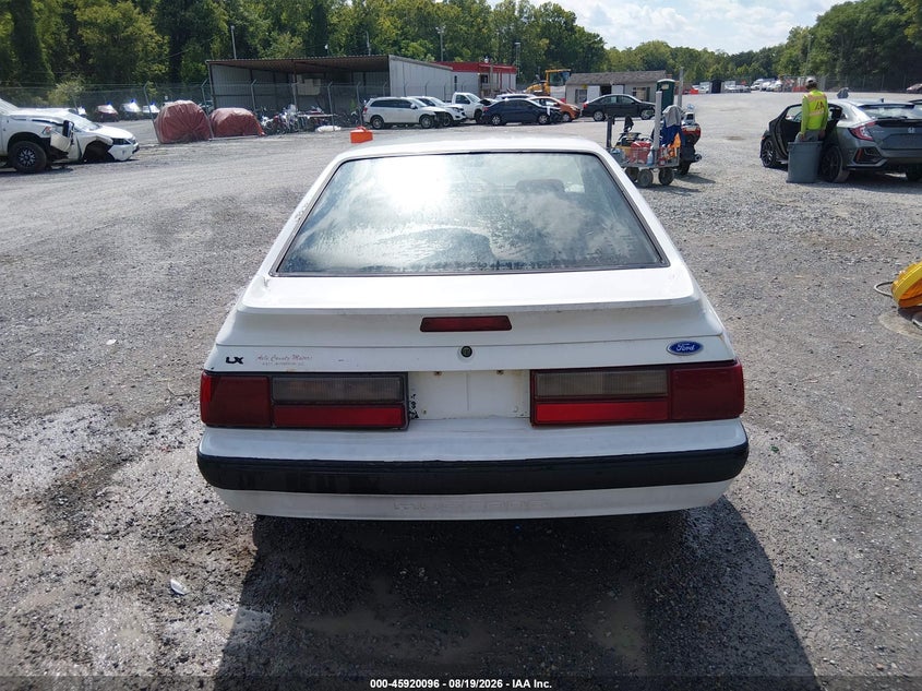 FORD MUSTANG 1991 VIN 1FACP41M1MF176971