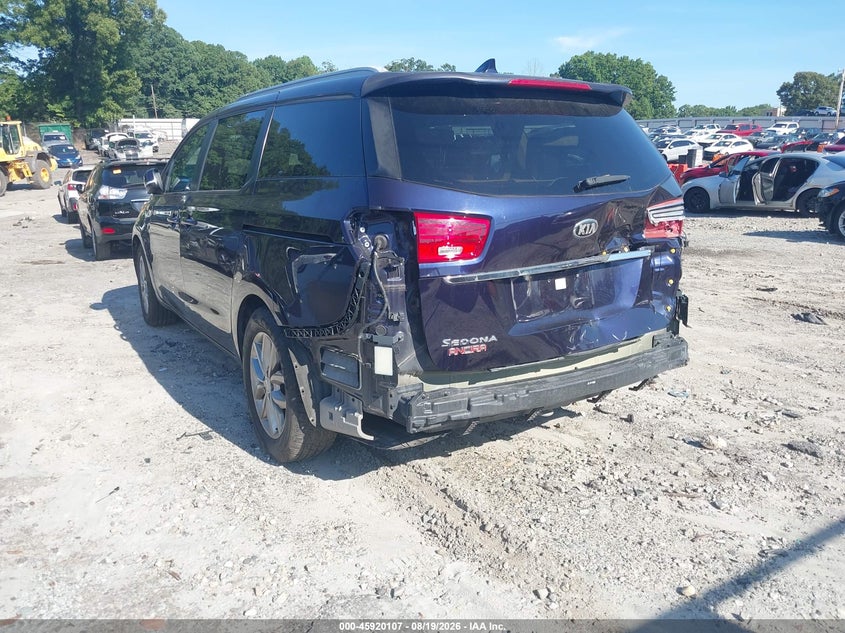 2021 KIA SEDONA auction photo 3