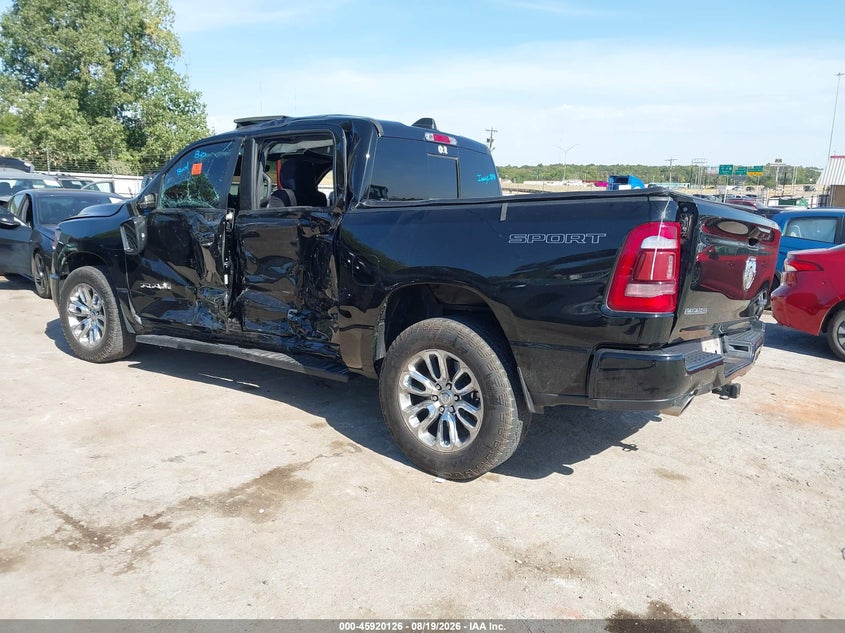Vin: 1c6srfjt6pn525997, lot: 46419214, ram 1500 laramie  4x4 5'7 box 20233