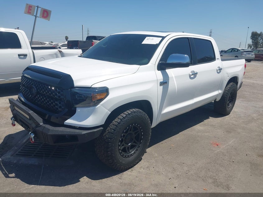 2021 Toyota Tundra Limited, Front End, IAAI, VIN 5TFHY5F15MX994666 — photo 2