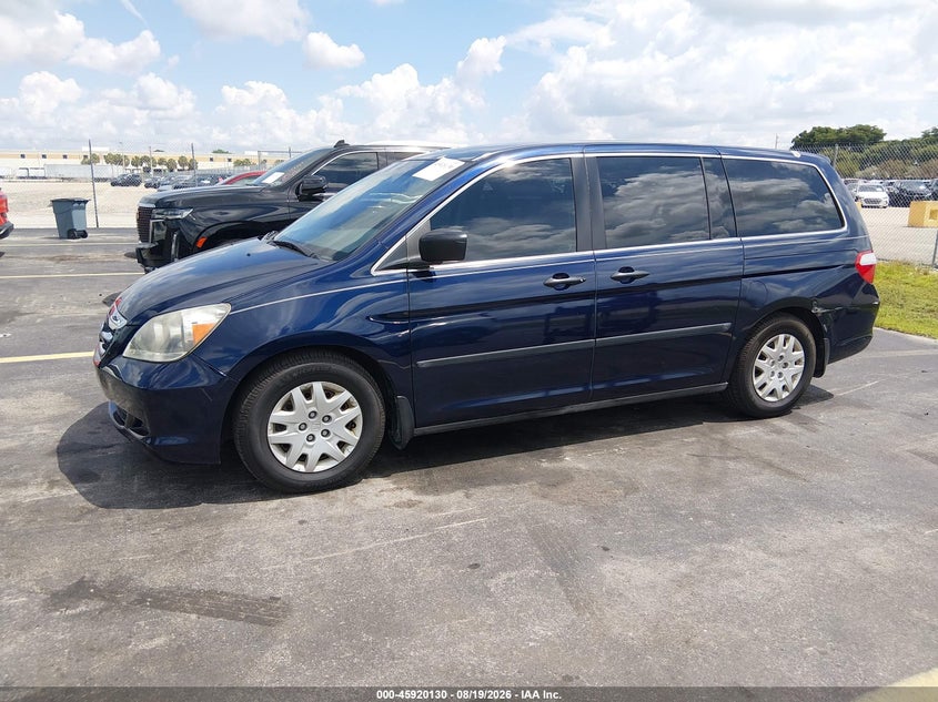 2006 Honda Odyssey, Left & Right Side, IAAI, VIN 5FNRL38286B048362 — photo 2