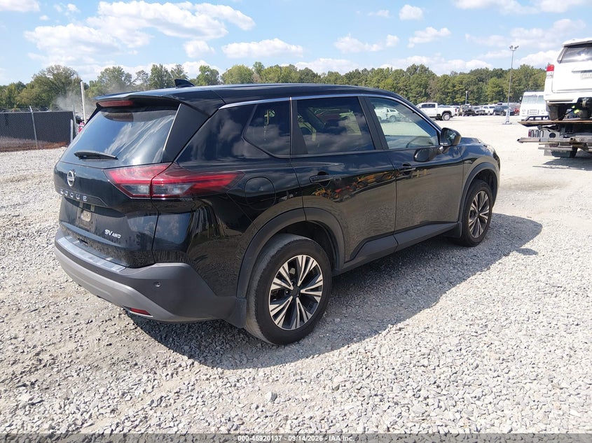 Vin: jn8bt3bb0pw490032, lot: 46419225, nissan rogue sv intelligent awd 20234