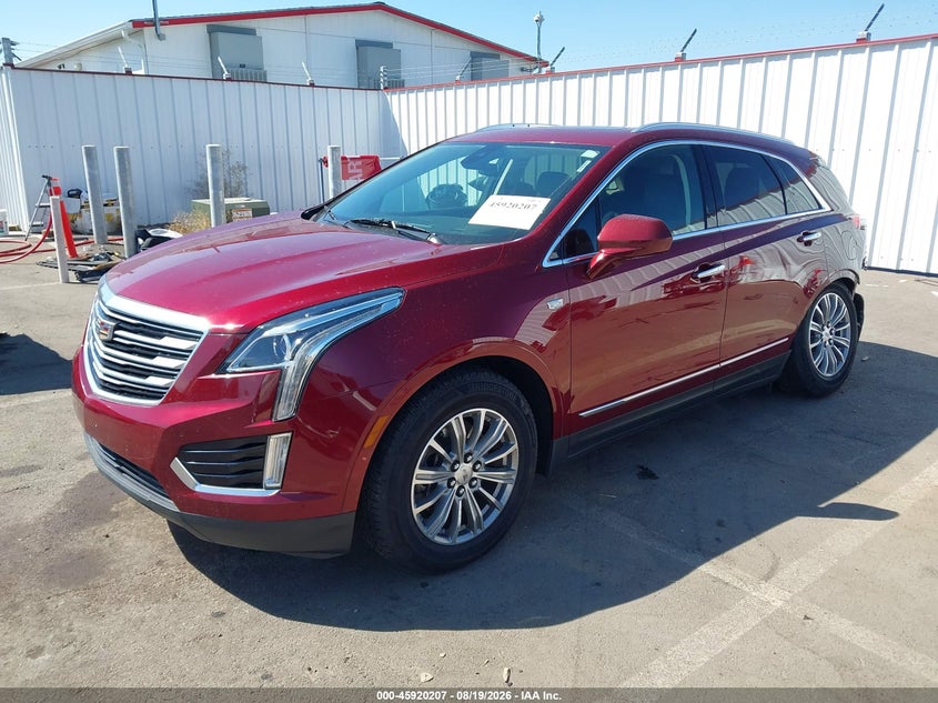 2017 Cadillac XT5, Left Rear, IAAI, VIN 1GYKNBRS8HZ128286 — photo 2