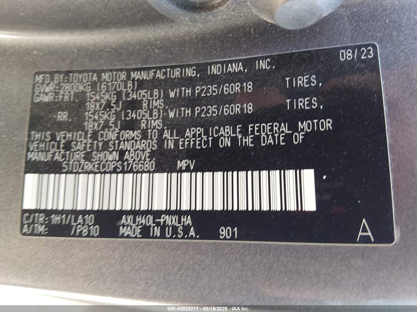 TOYOTA SIENNA - zdjęcie 9