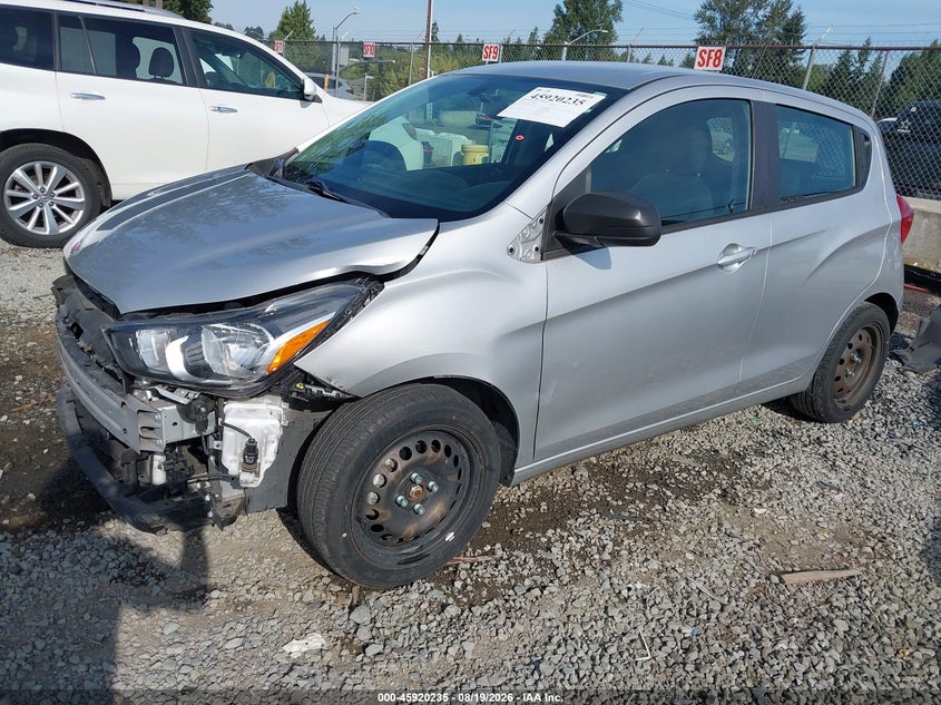 2017 Chevrolet Spark, Удар спереди, IAAI, VIN KL8CB6SA8HC759899 — фото 2
