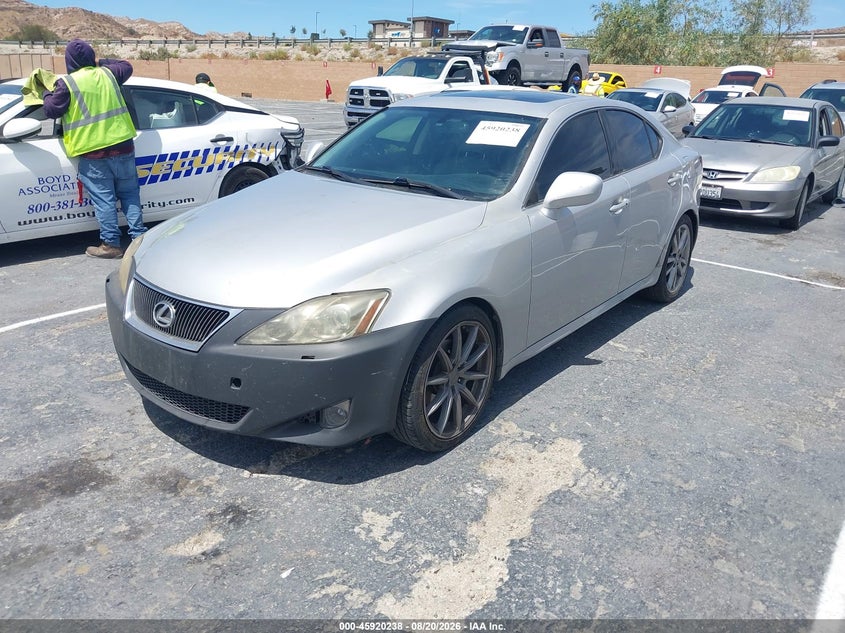 2008 Lexus IS, Обычный износ, IAAI, VIN JTHBK262885054831 — фото 2
