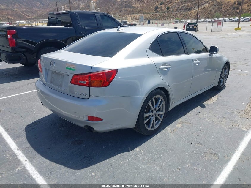 2008 LEXUS IS 250 auction photo 4