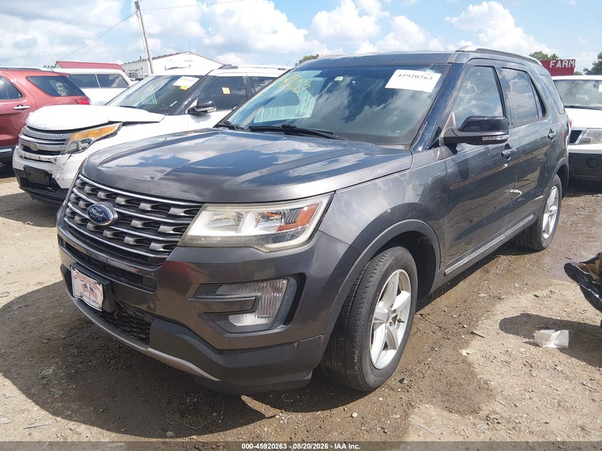 2017 Ford Explorer, Flood, IAAI, VIN 1FM5K8D83HGC89016 — photo 2