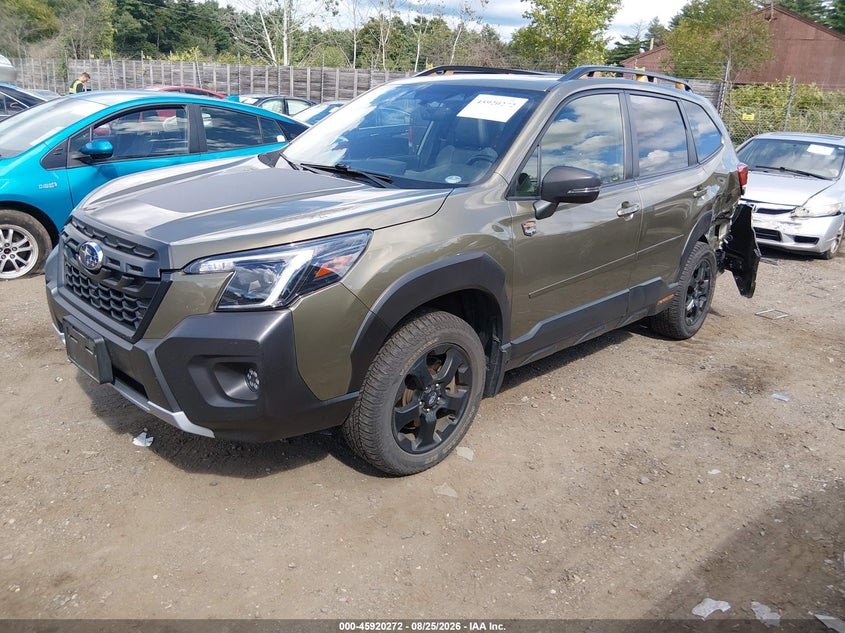 Vin: jf2skamcxnh529205, lot: 46419360, subaru forester wilderness 20222