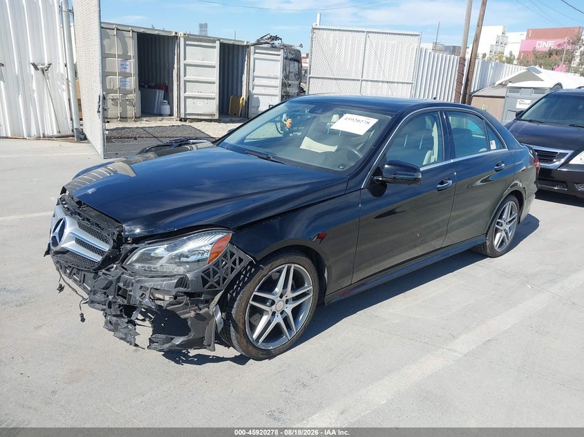 2014 Mercedes-Benz E-klasse, Удар спереду, IAAI, VIN WDDHF5KB2EB075670 — фото 2