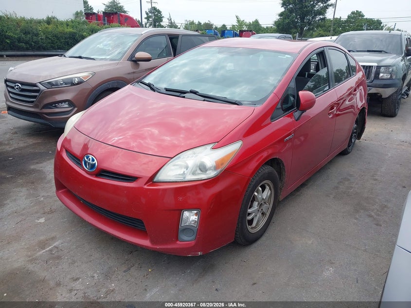 2011 Toyota Prius, Удар сзади, IAAI, VIN JTDKN3DU9B0279248 — фото 2