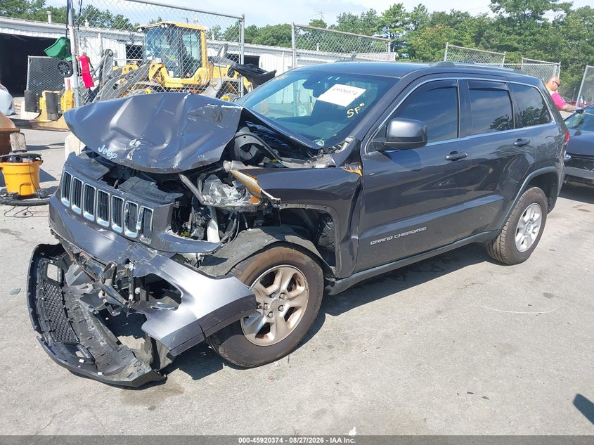 Vin: 1c4rjfag4gc493743, lot: 46419462, jeep grand cherokee laredo 20162