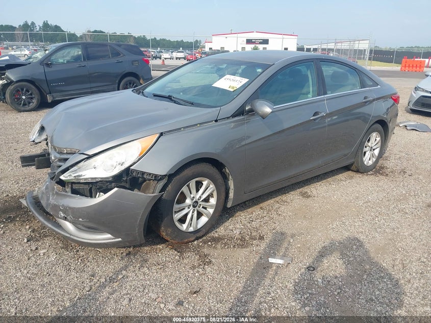 2013 Hyundai Sonata, Front End, IAAI, VIN 5NPEB4AC6DH618402 — photo 2