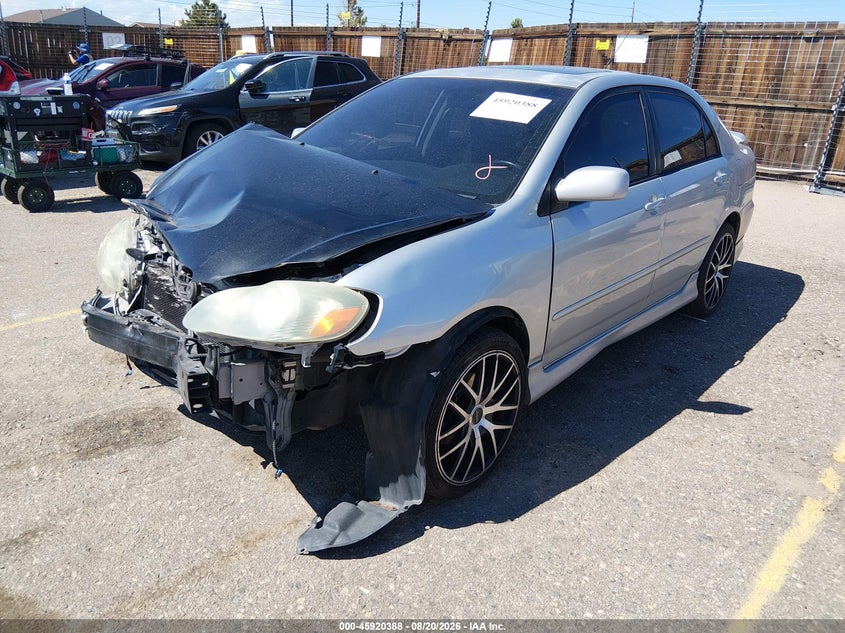 2007 Toyota Corolla, Front End, IAAI, VIN 1NXBR30EX7Z878593 — photo 2