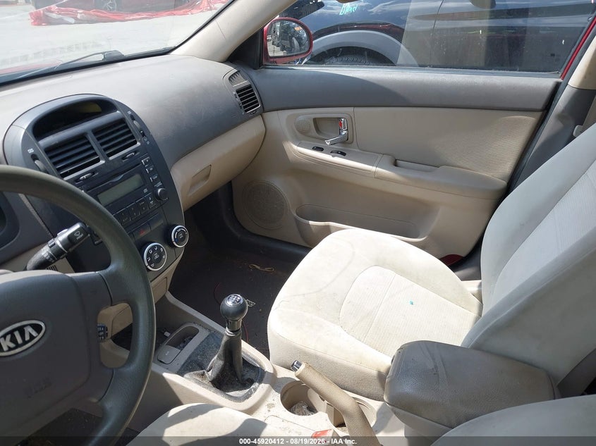 2009 KIA SPECTRA auction photo 5