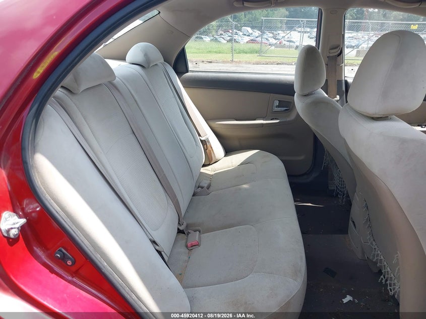 2009 KIA SPECTRA auction photo 8