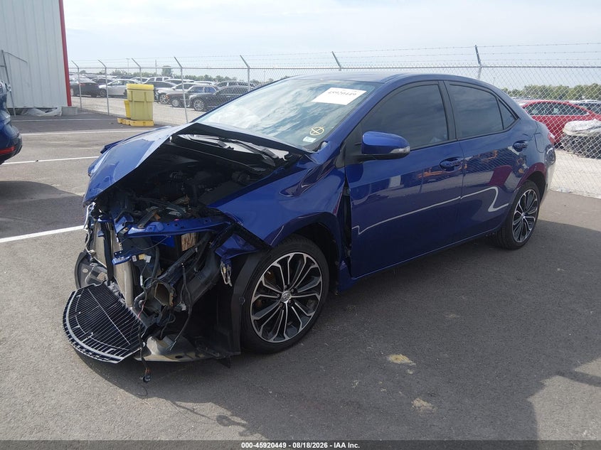 2016 Toyota Corolla, Front End, IAAI, VIN 2T1BURHE9GC736260 — photo 2