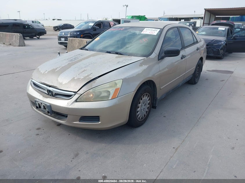2007 Honda Accord, Front & Rear, IAAI, VIN JHMCM56157C009346 — photo 2