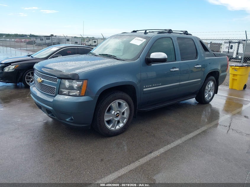2009 Chevrolet Avalanche, Удар сзади, IAAI, VIN 3GNFK32099G256902 — фото 2