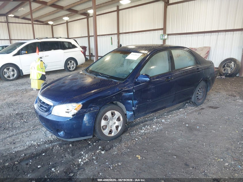 2006 Kia Spectra, Левый перёд, IAAI, VIN KNAFE121065345156 — фото 2