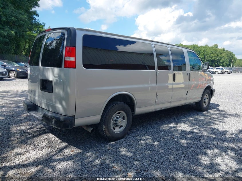 Vin: 1gazgnfp8l1273067, lot: 46419621, chevrolet express passenger rwd 3500 extended wheelbase ls 20204