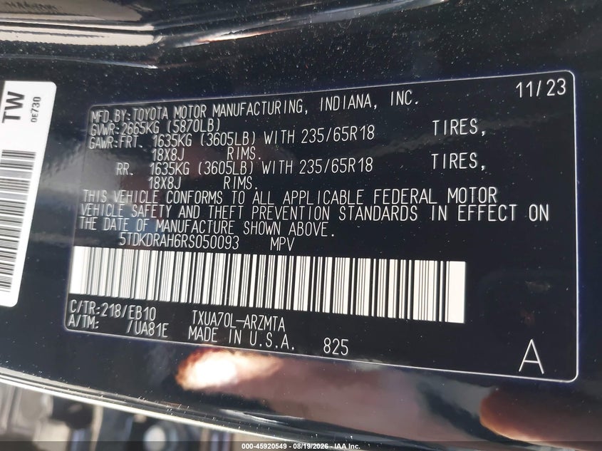 TOYOTA HIGHLANDER - zdjęcie 9