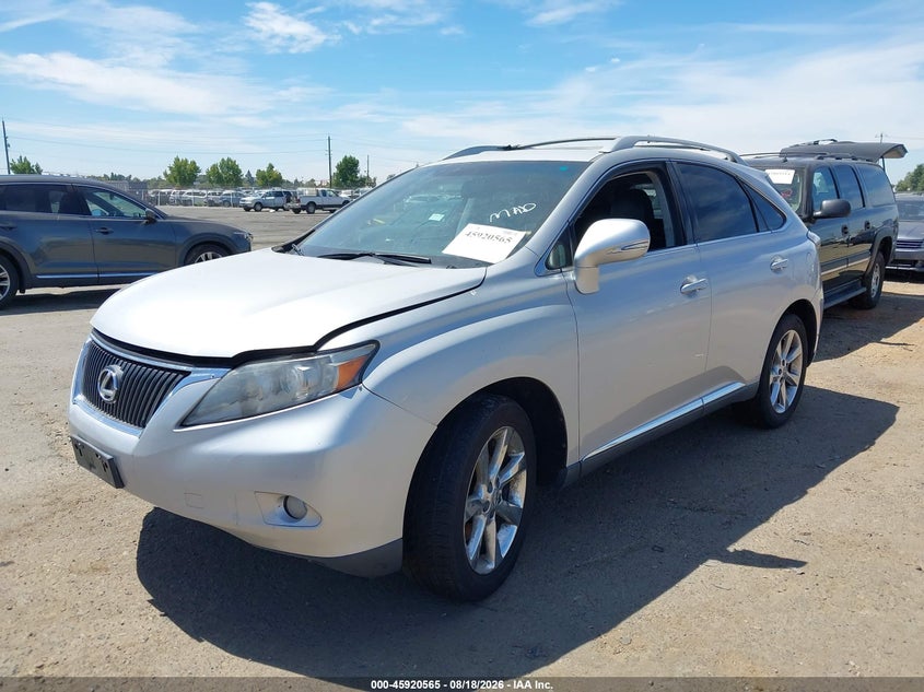 2010 Lexus RX, Обычный износ, IAAI, VIN 2T2ZK1BA9AC004161 — фото 2