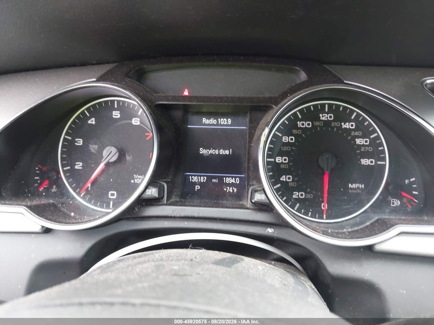 AUDI A5 2009 VIN WAUDK78T99A026409