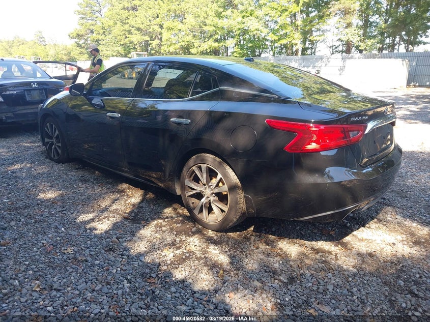 2016 NISSAN MAXIMA auction photo 3