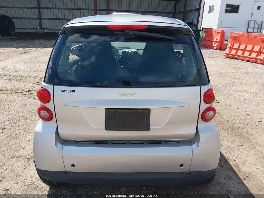 SMART FORTWO 2009 VIN WMEEJ31X49K251994