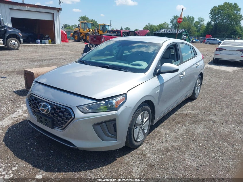 Vin: kmhc65lcxlu220348, lot: 46419699, hyundai ioniq hybrid blue 20202