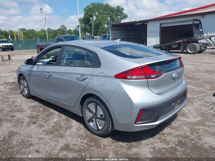 Vin: kmhc65lcxlu220348, lot: 46419699, hyundai ioniq hybrid blue 20203