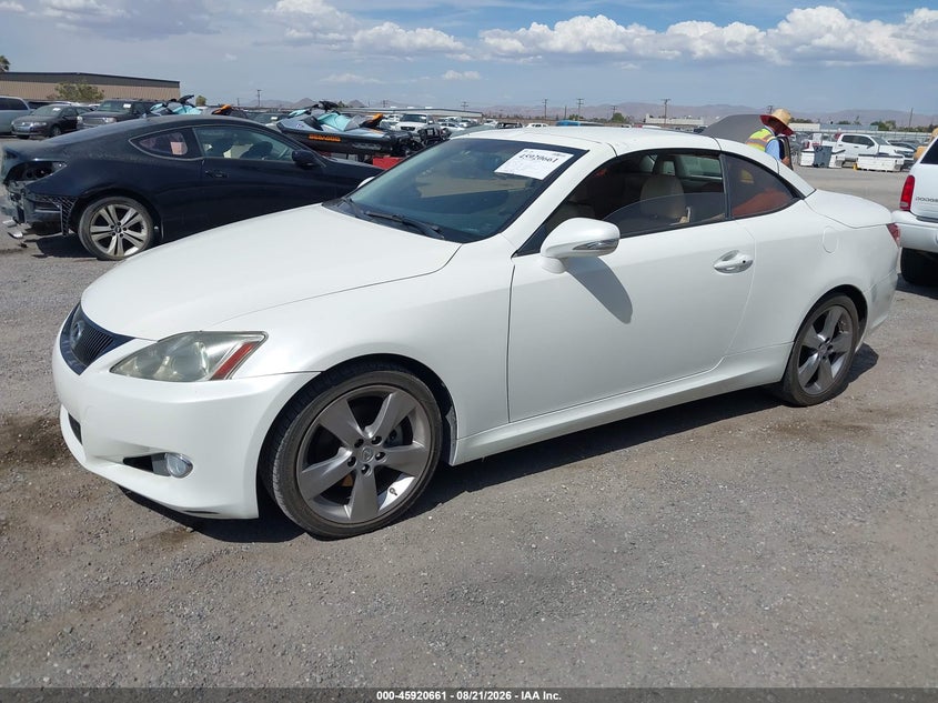 2010 LEXUS IS 250C auction photo 2