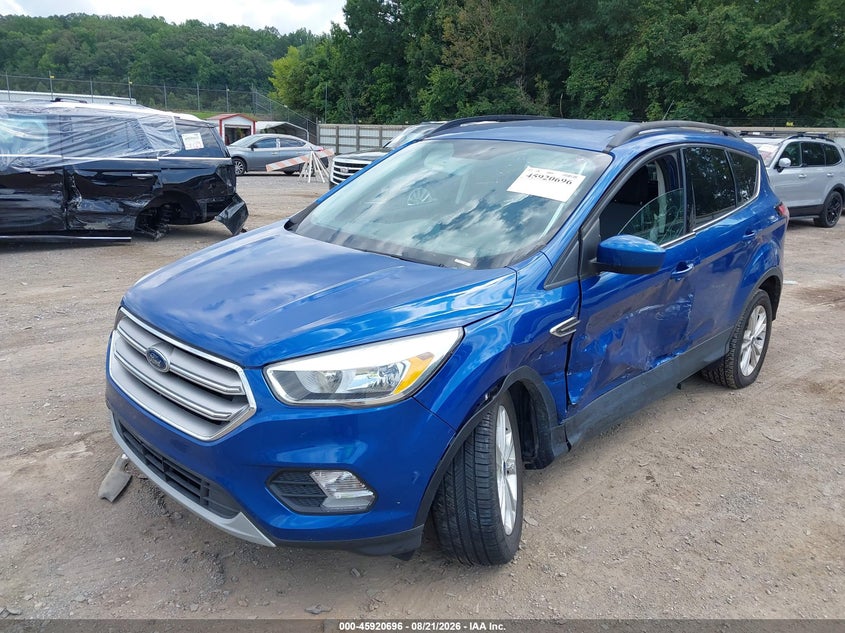 2018 Ford Escape, Левый бок, IAAI, VIN 1FMCU9GD0JUC17889 — фото 2
