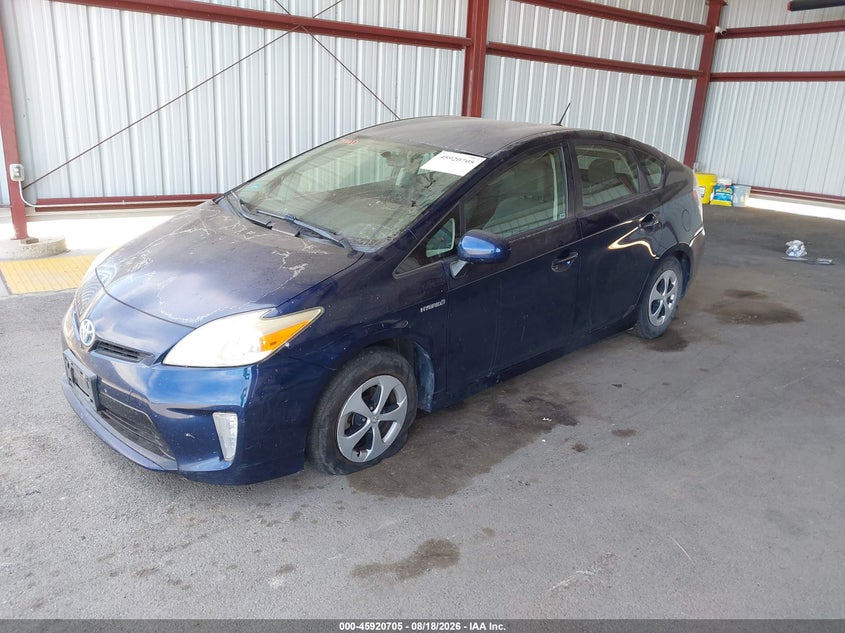 2013 Toyota Prius, Normal Wear & Tear, IAAI, VIN JTDKN3DU3D1651180 — photo 2