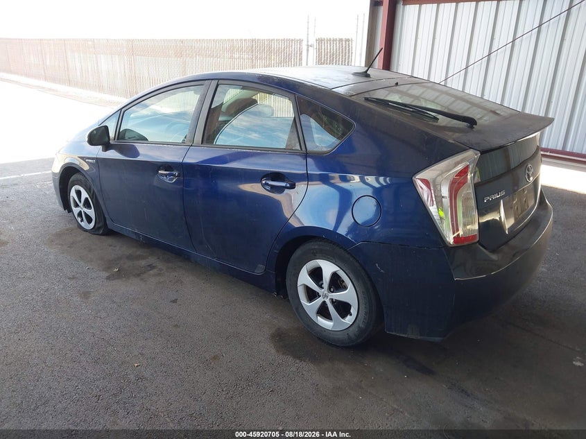 Vin: jtdkn3du3d1651180, lot: 46419793, toyota prius three 20133