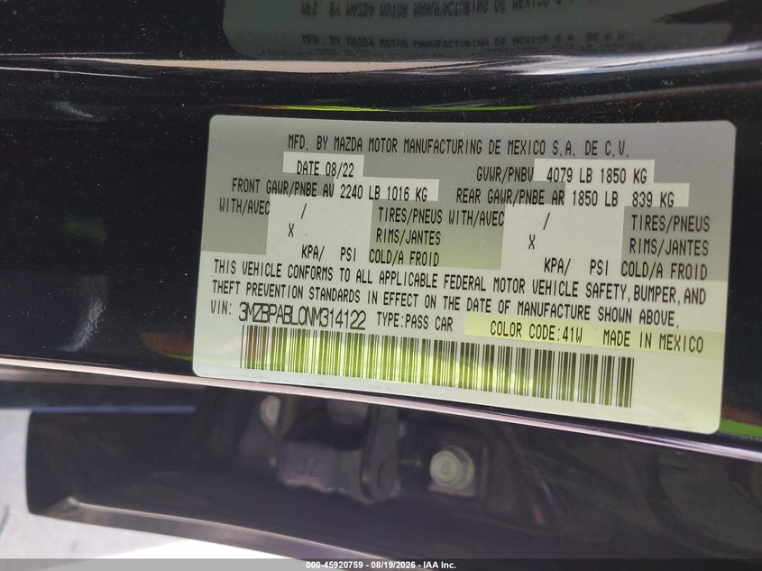 MAZDA MAZDA3 - zdjęcie 9
