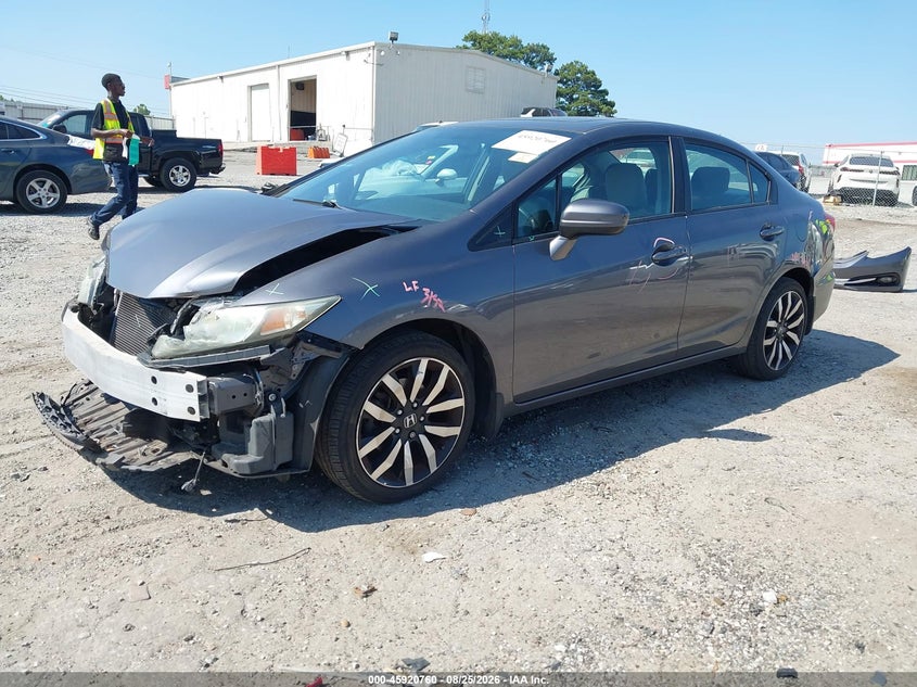 2015 HONDA CIVIC auction photo 2