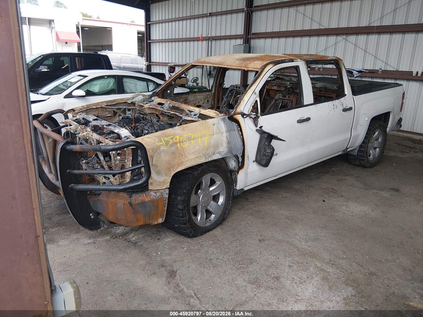 2017 Chevrolet Silverado, Engine Burn, IAAI, VIN 3GCUKNEC1HG245067 — photo 2
