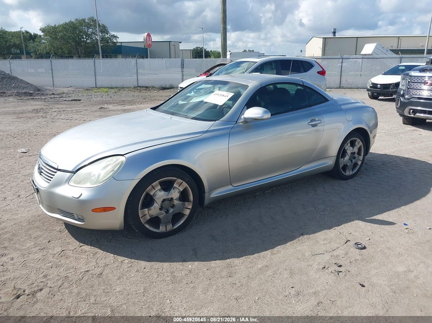 2002 LEXUS SC 430 auction photo 2