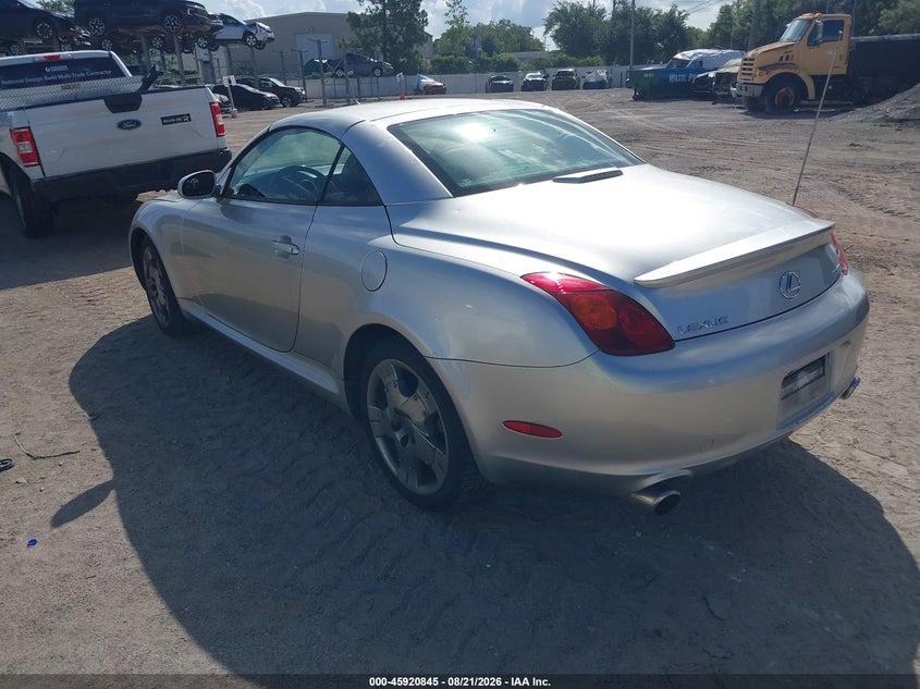 2002 LEXUS SC 430 auction photo 3