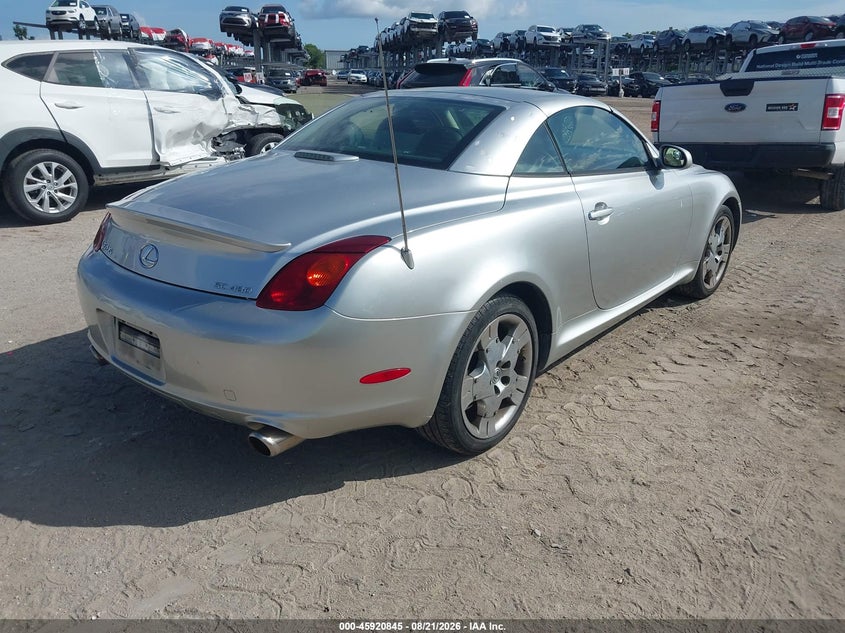 2002 LEXUS SC 430 auction photo 4