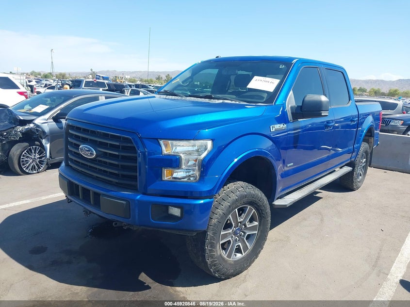 2017 Ford F-150, Rear, IAAI, VIN 1FTEW1CG4HKC81495 — photo 2