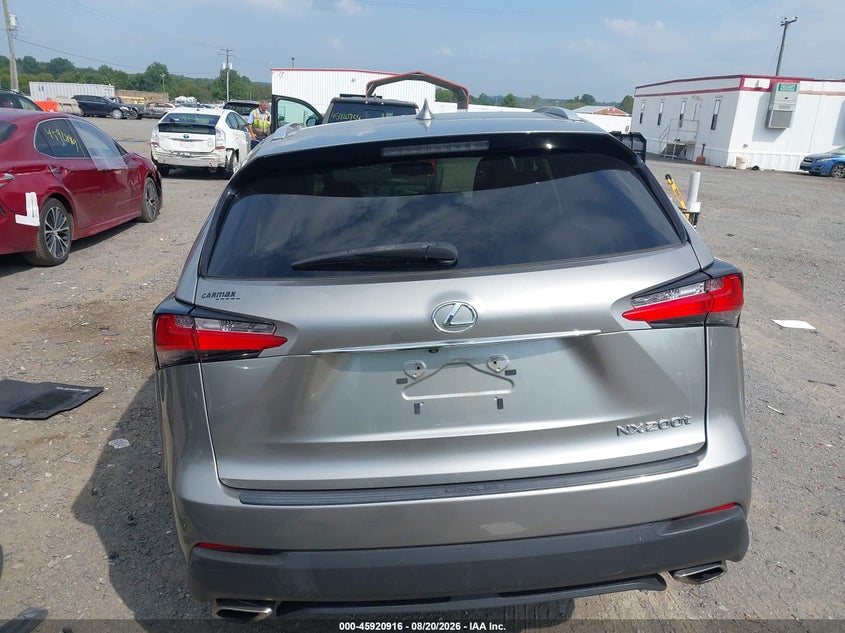 LEXUS NX 200T 2016 VIN JTJBARBZ3G2076166