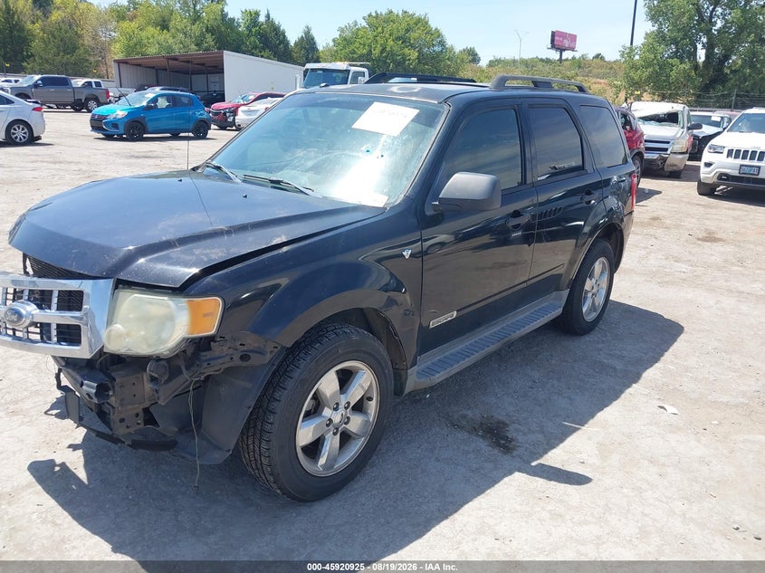 2008 Ford Escape, Повреждение двигателя, IAAI, VIN 1FMCU03128KA97266 — фото 2