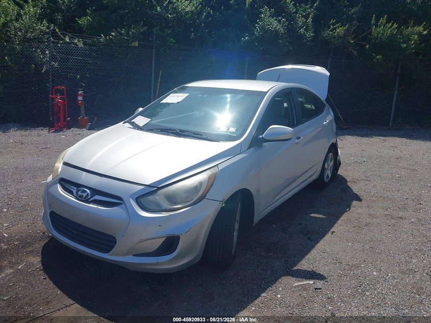 2014 Hyundai Accent, Rear, IAAI, VIN KMHCT4AE1EU590579 — photo 2