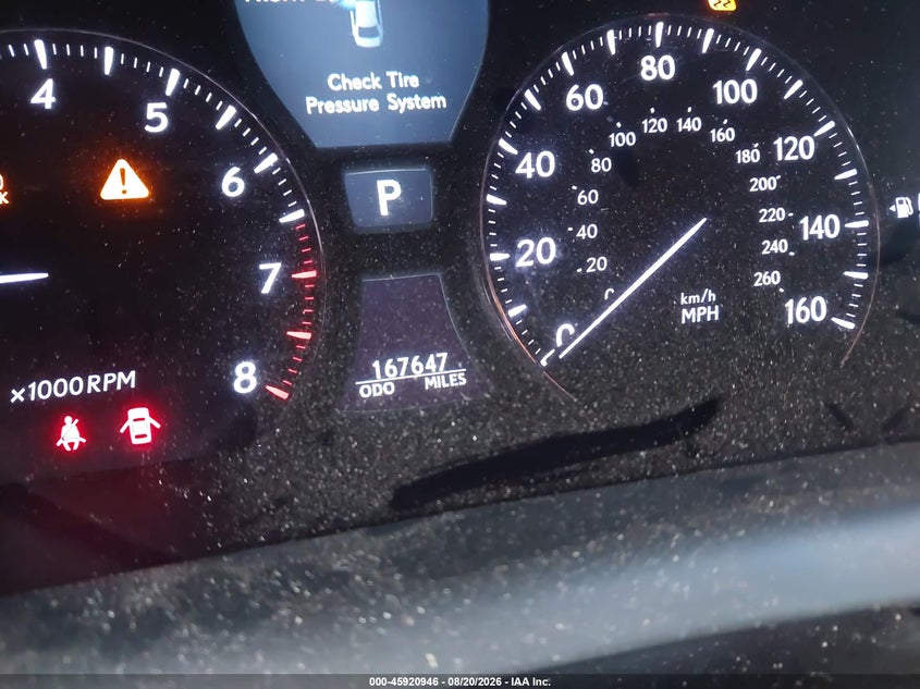 LEXUS LS 460 2007 VIN JTHBL46FX75042755