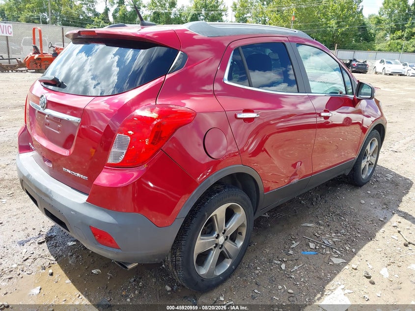 Vin: kl4cjbsb9eb580665, lot: 46420047, buick encore convenience 20144