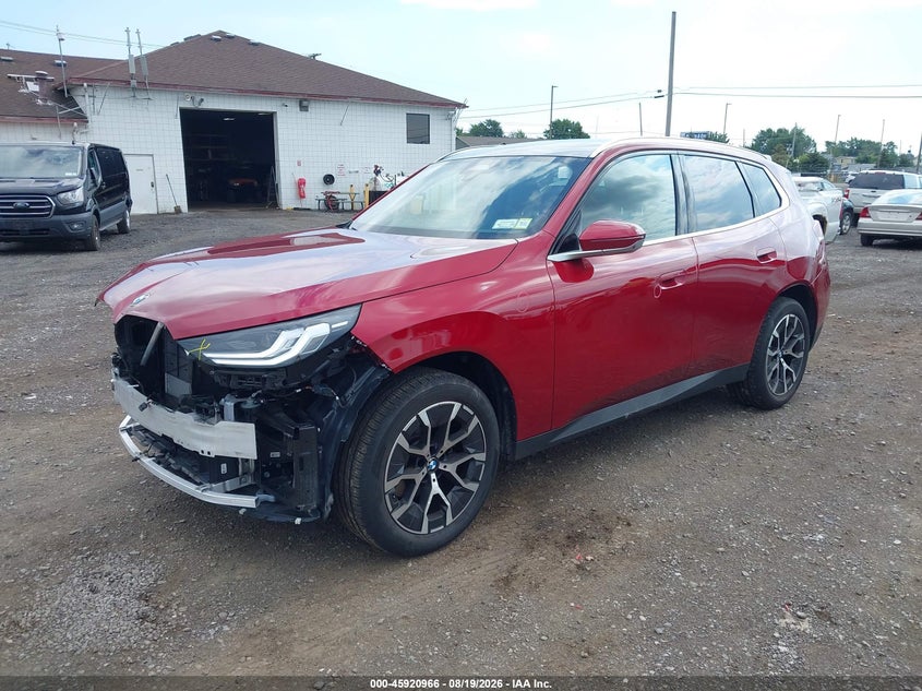 2025 BMW X3, Front End, IAAI, VIN 5UX53GP02S9094374 — photo 2